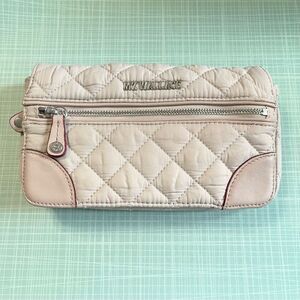 MZ WALLACE Crosby Convertible Wristlet Wallet - Mushroom